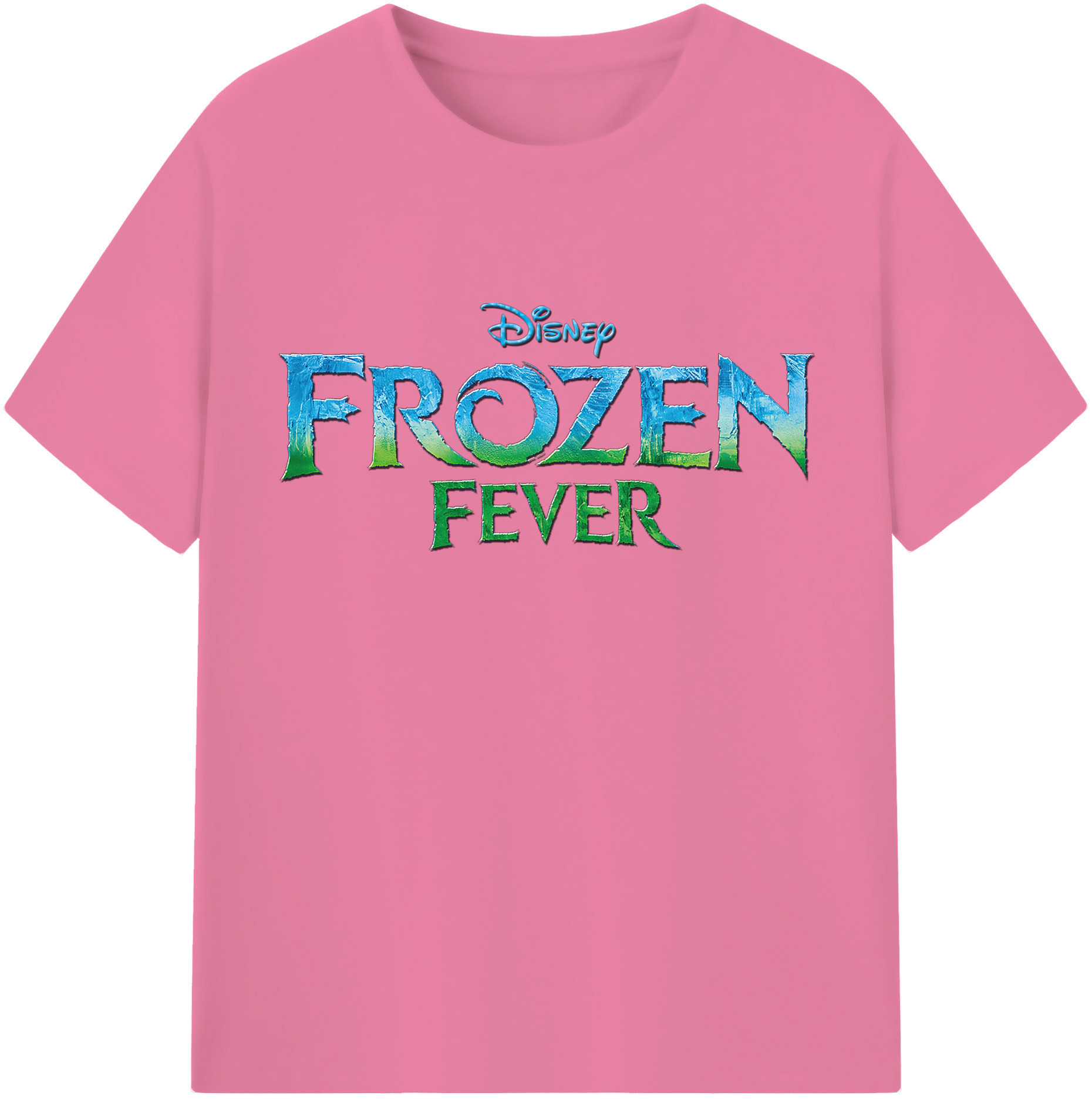 （画像用） アナと雪の女王 アンナ エルサ Frozen Anna Elsa 綿100％半袖Tシャツ（フロントプリント）